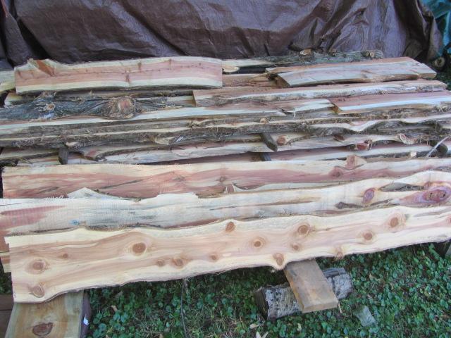 lot 118 image: Rough Sawn Cedar