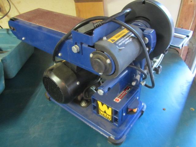 lot 129 image: Wen Belt  Disk Sander