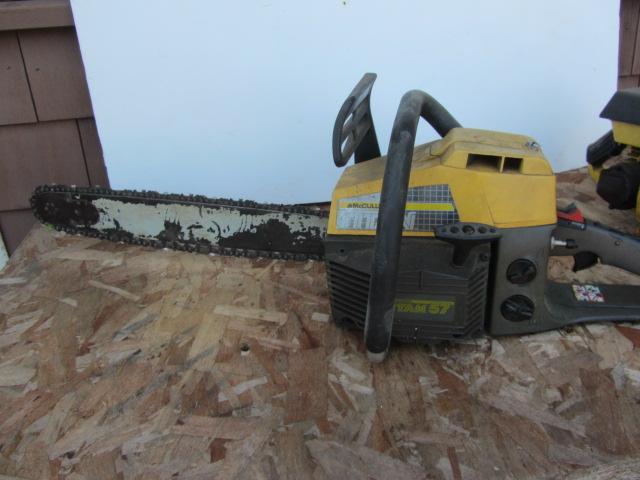 lot 135 image: McCulloch Titan 57 Chainsaw