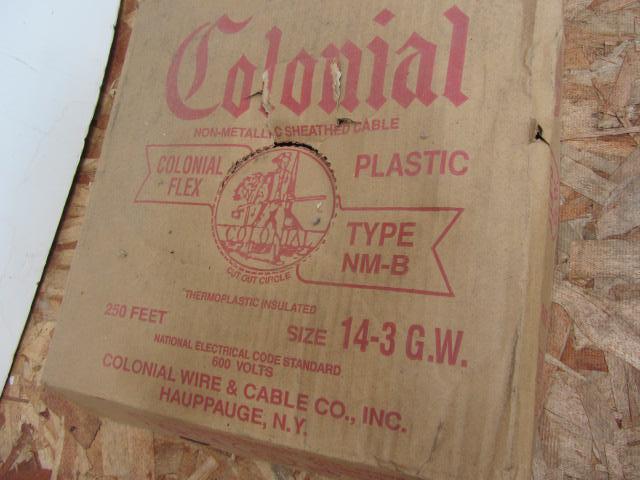 lot 162 image: Full Box 14-3 Wire