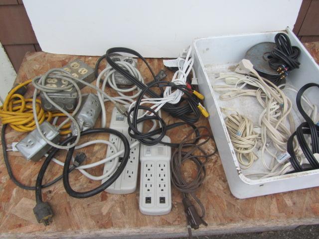 lot 165 image: Power Strips, Outlets & Cords