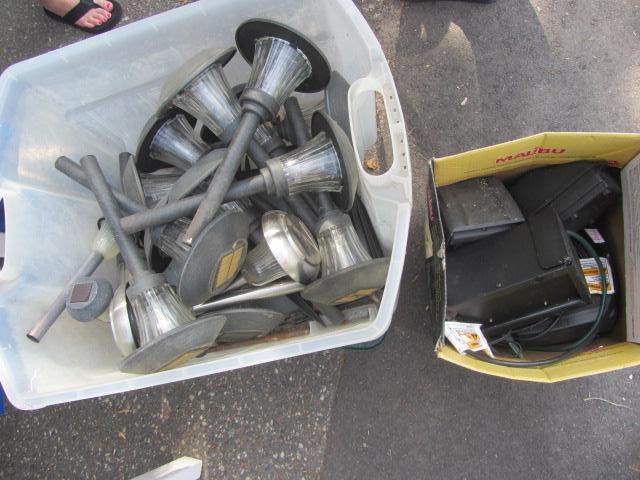 lot 234 image: Low Voltage Transformers, Garden Path Lights