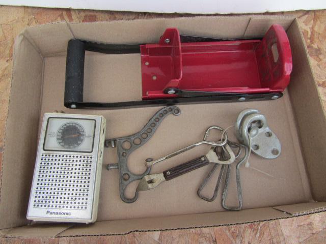 lot 235 image: Can Crusher, Openers, Transistor Radio