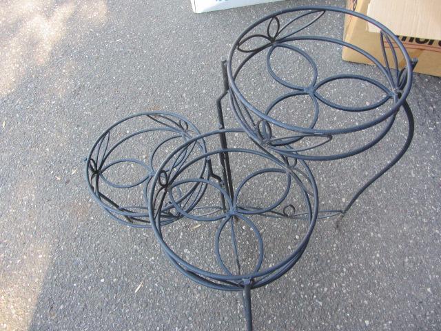 lot 249 image: Triple Plant Stand