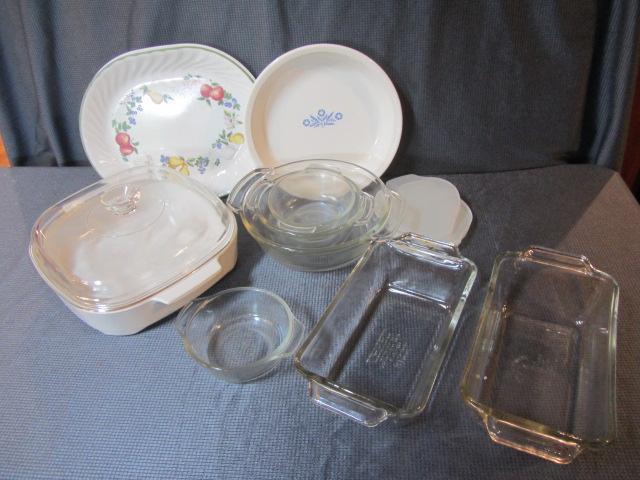lot 43 image: Lovenware & Corning Baking Dishes