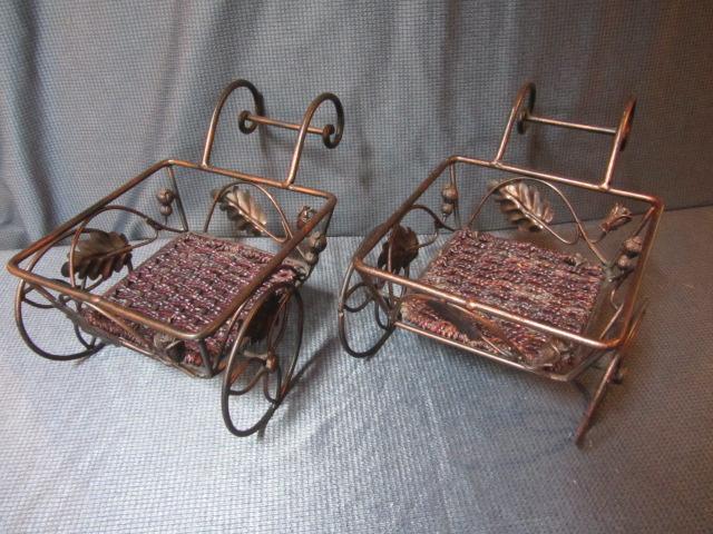 lot 45 image: Metal Napkin Carts