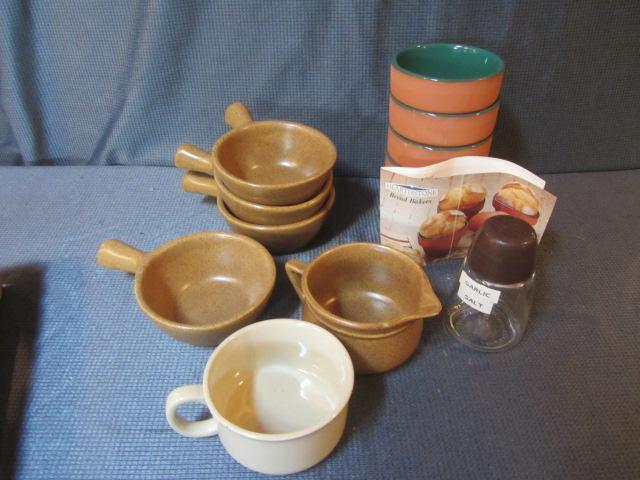 lot 46 image: Bread Bakers, Soup Bowls