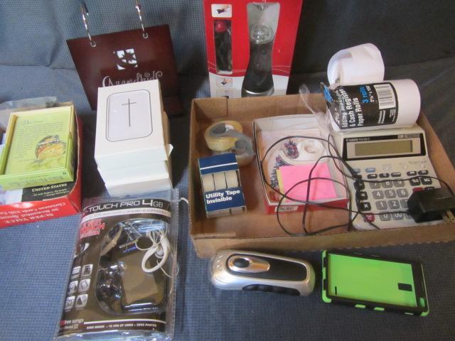 lot 61 image: Apollo Lantern, Calculator, Office Supplies