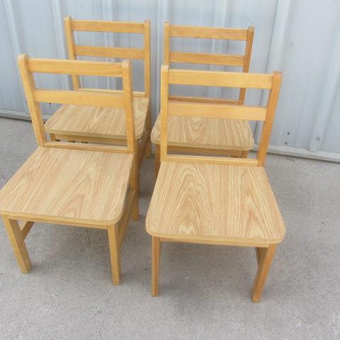 Four Ladder Back Childs Chair