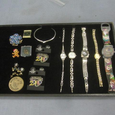 Ladies Watches, Disney Pins