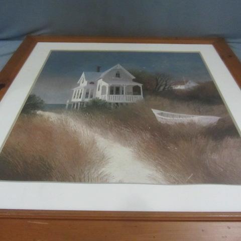 House on Ocean Print