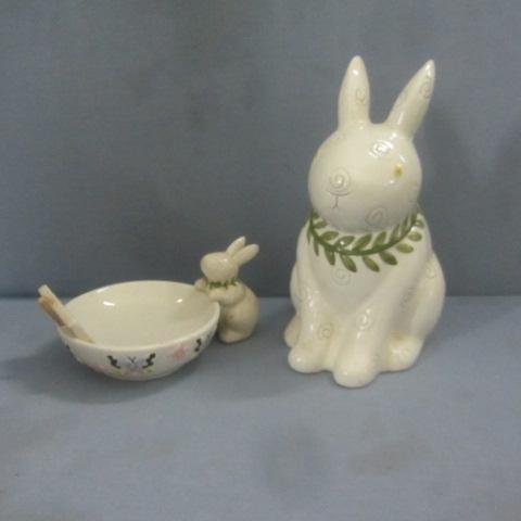 Bunny Cookie Jar, Candy Dish
