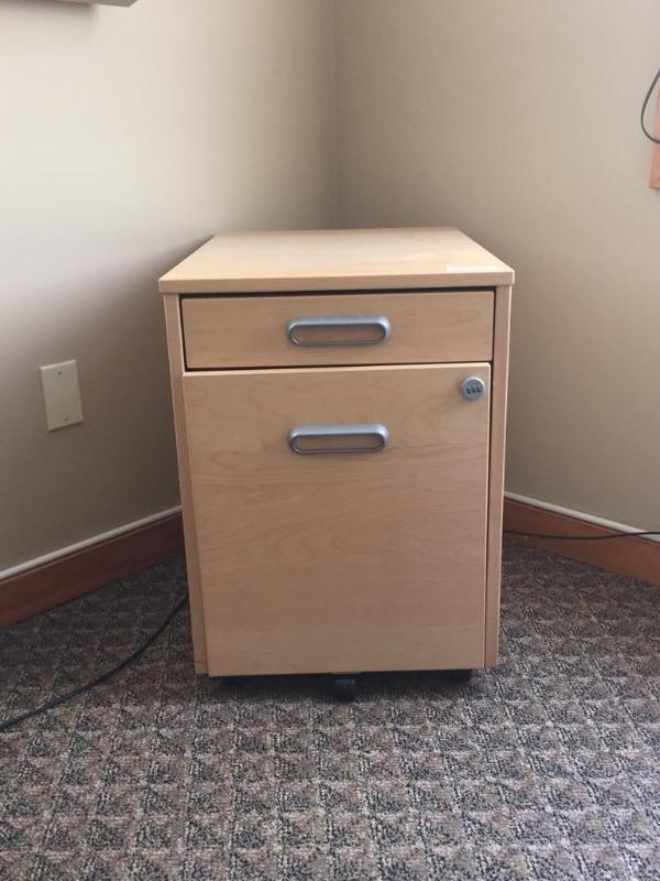 lot 106 image: Lockable file cabinet with hidden drawers. I ...