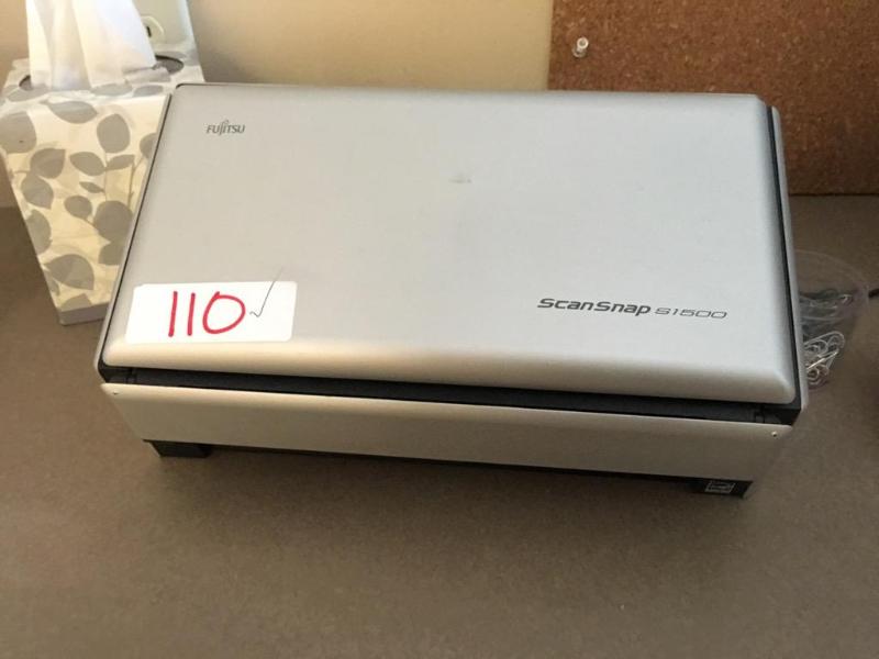 lot 110 image: ScanSnap s1500 scanner...