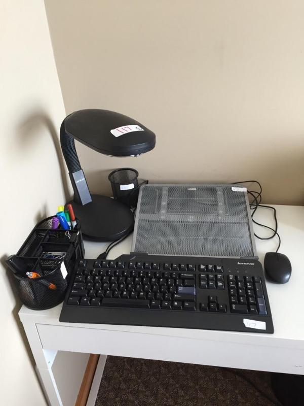 lot 117 image: Lot of misc office items includingVerilux Or...