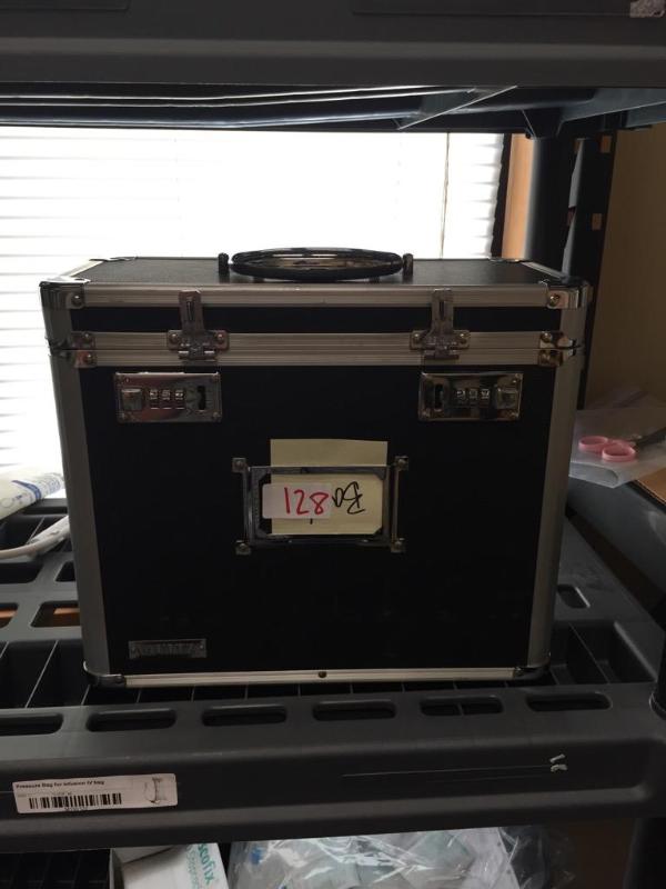 lot 128 image: Vaults lock box 7&quotx11.5&quotx13.5"...