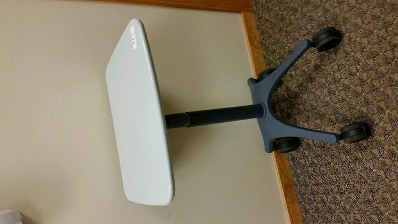lot 142 image: Anthro rolling desk 16x22x35...