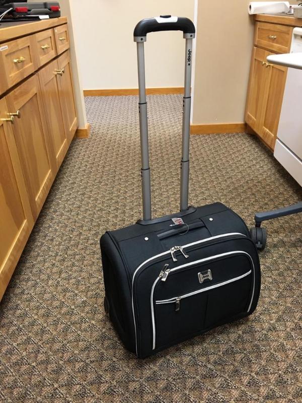 lot 143 image: Travel Case was used for lot 17 the Nano lase...