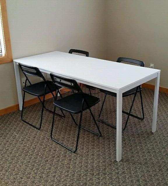 White IKEA Melltorp Table. 15028 69