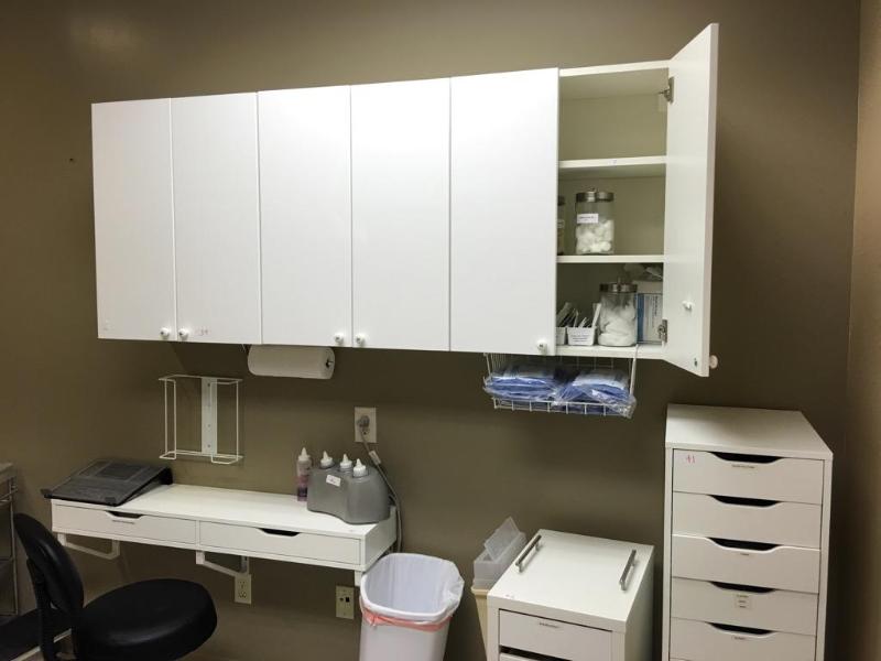 lot 39 image: 3 White IKEA wall mounted cabinets #21183. Ea...