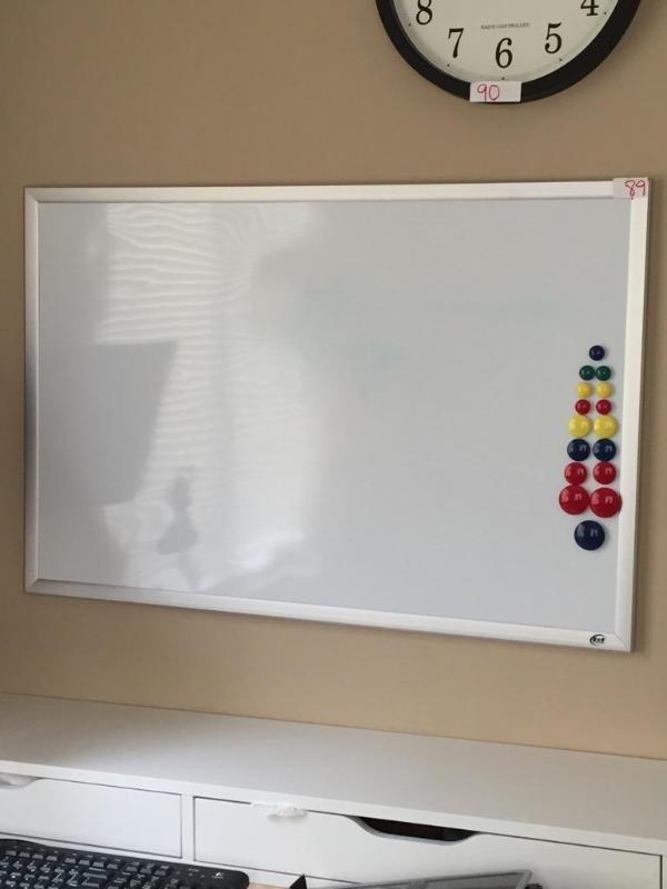 lot 89 image: The Board Dudes white board 36x24...