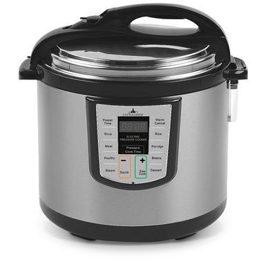 CASTLECREEK Electric Pressure Cooker, 10 Liter