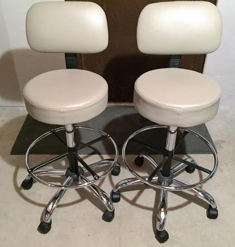 Leather Boss stools