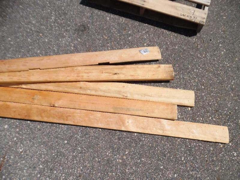 Pine trim logs