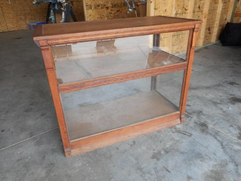 Oak display case