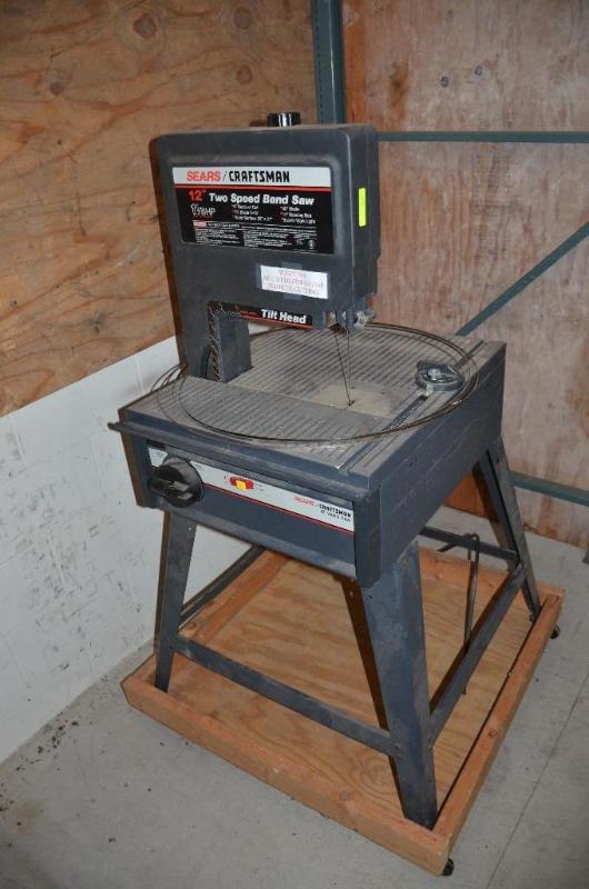 lot 46 image: Sears Craftsman 12" two speed band saw m...
