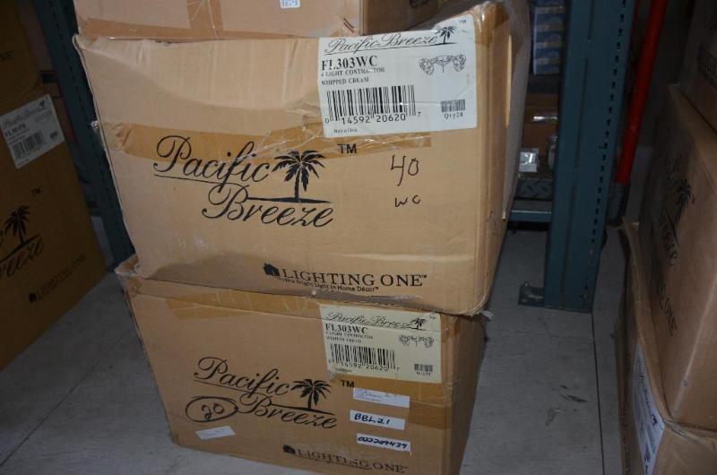 lot 53 image: 40 Pacific Breeze FL302WC 4 light  Whipp...