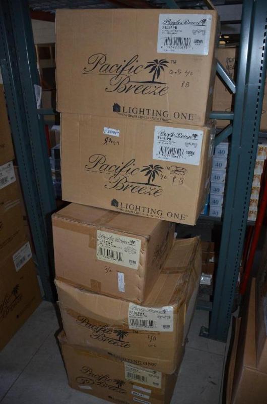 lot 54 image: 40 Pacific Breeze FL303PB,  qnty 40 bras...