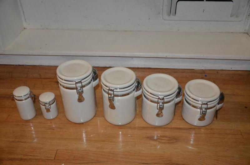 Canister set , the tallest is 8&quot....