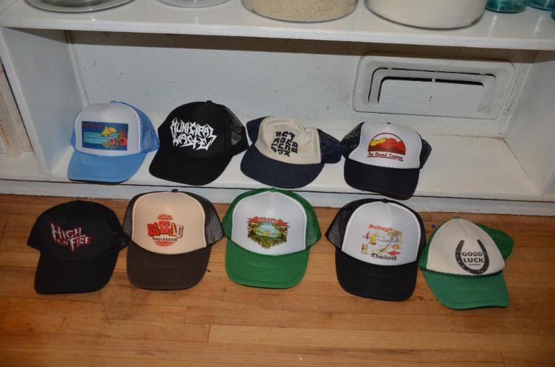 Baseball cap set, collectible....