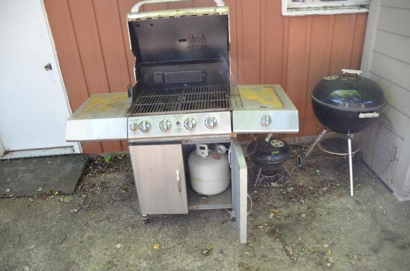 Charmglow stainless steel gas grill 56&quot ...