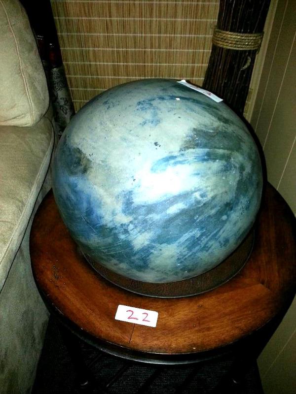 Round ceramic ball 12&quot diameter...