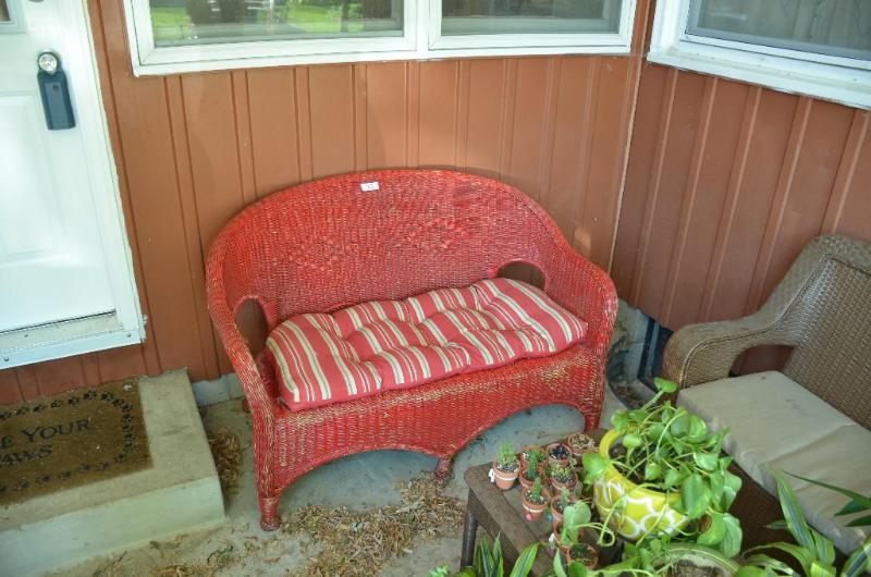 Wicker love seat 52&quot long...