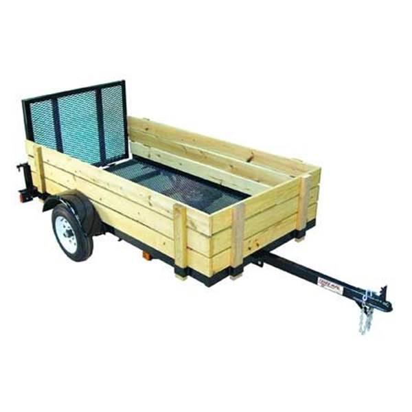 2013 4x8 BIG MAX steel&nbsptrailer with rear...
