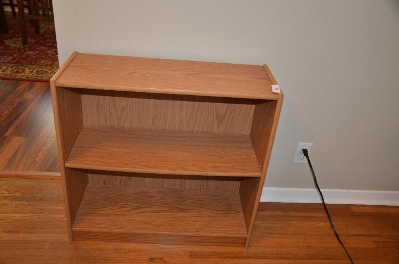 Wood bookshelf&nbsp 30x12x28&quot...