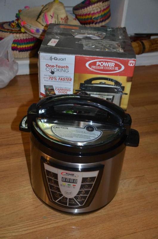 Power pressure cooker 6 quart...
