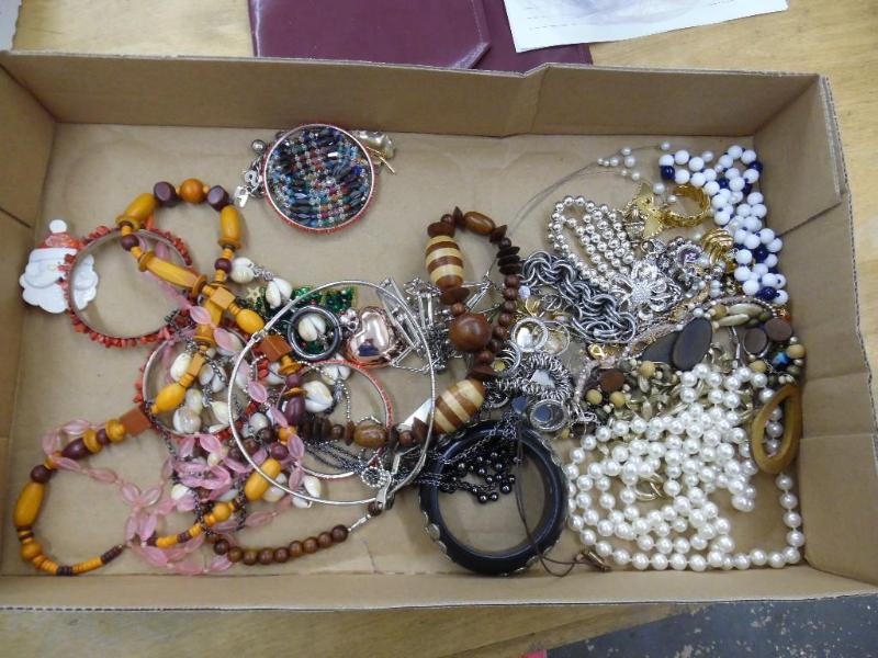 Assorted costume jewelry