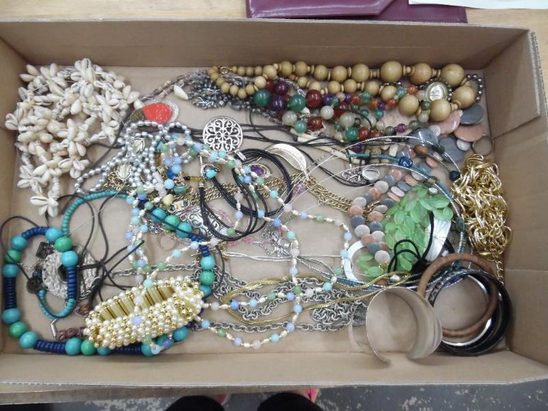 Assorted costume jewelry