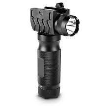 AIM Sports Tactical Mono Grip with Flashlight