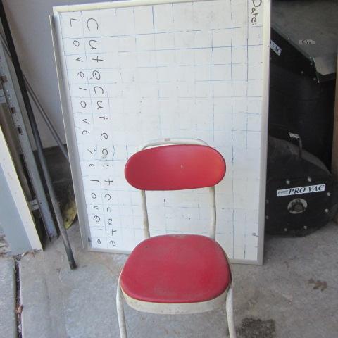 Dry Erase Board, Enamel Chair