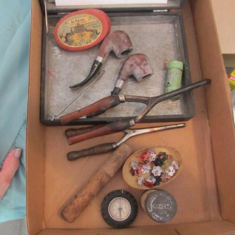 Antique Curling Irons, Wesson Oil Candles