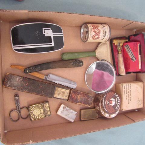 Vintage Shaving & Snuff Boxes