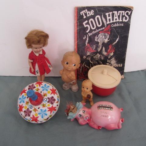 Dr. Seuss Book, Kewpie, Toys