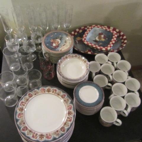 Snow Angel Village Dinnerware