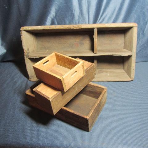 Antique Tool Trays & Boxes