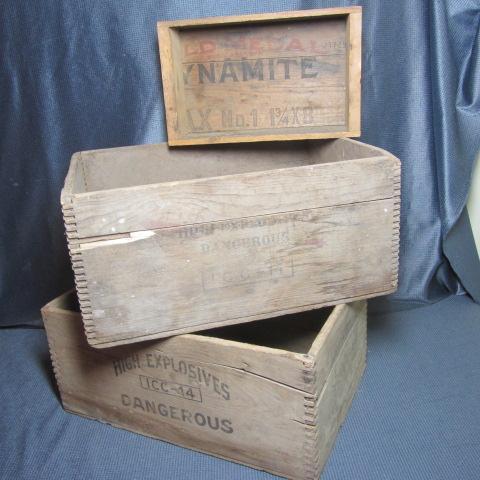 Dovetail Explosives Wooden Box